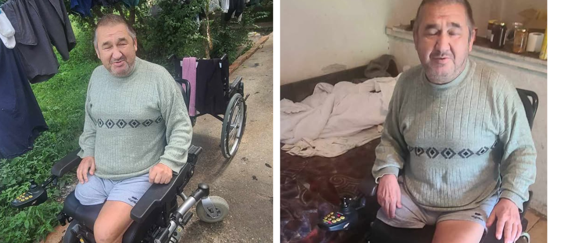 На чичко Горан од Миравци му се исполни единствената желба:Ја доби својата инвалидска количка!